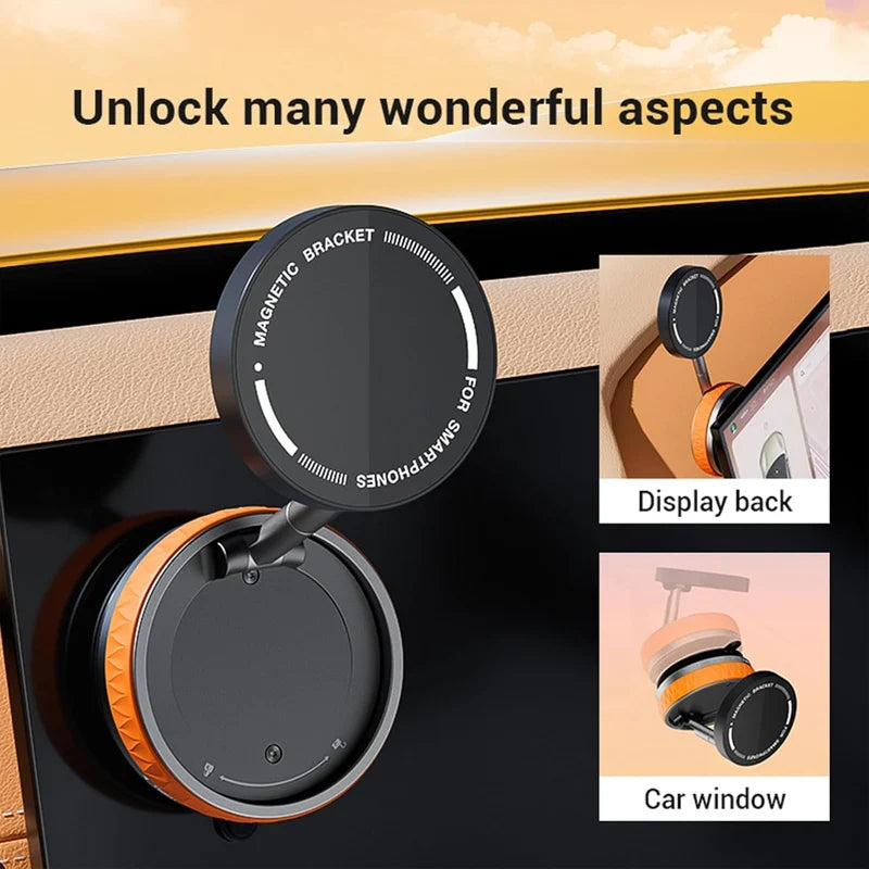 Magnetic Suction Phone Holder – Adjustable Grip Smartphone Mount
