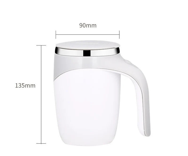 Electric Stirring Cup – Full-Automatic Magnetic Rotating Coffee Mug, Rechargeable