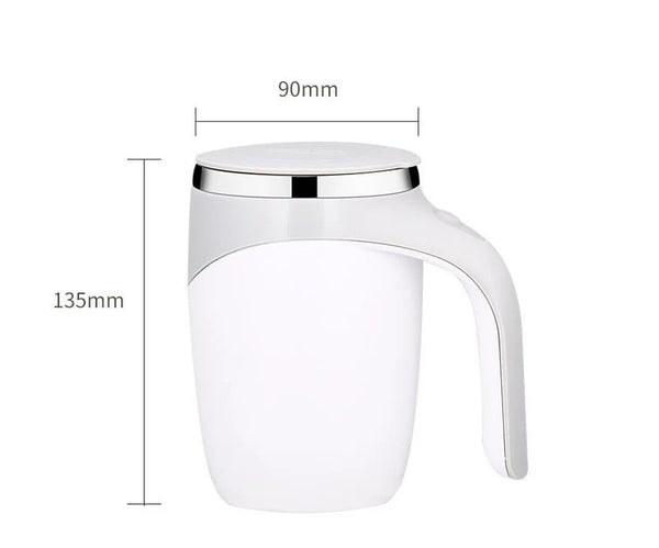 Electric Stirring Cup – Full-Automatic Magnetic Rotating Coffee Mug, Rechargeable