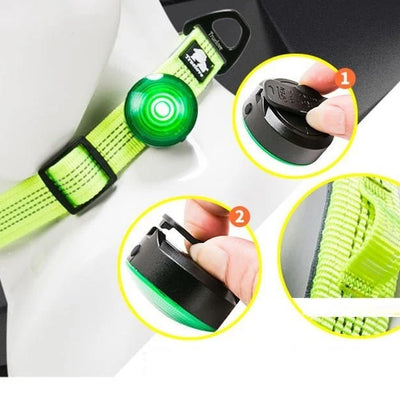 Pet Harness Dog Collar LED Dog Walking Light – Night Tracking Anti-lost Supplies