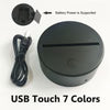 USB Night Light 3D Earth Globe Table Lamp – RGB Creative Decor