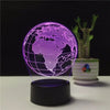 USB Night Light 3D Earth Globe Table Lamp – RGB Creative Decor