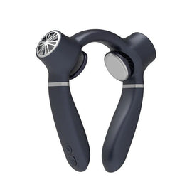 USB Rechargeable Large Wind Semiconductor Cooling Fan – Hanging Neck Summer Gadget