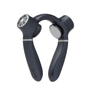 USB Rechargeable Large Wind Semiconductor Cooling Fan – Hanging Neck Summer Gadget